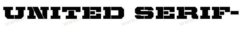 United Serif字体转换